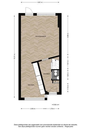 Floorplan - Lauweriksplein 29, 7425 AW Deventer